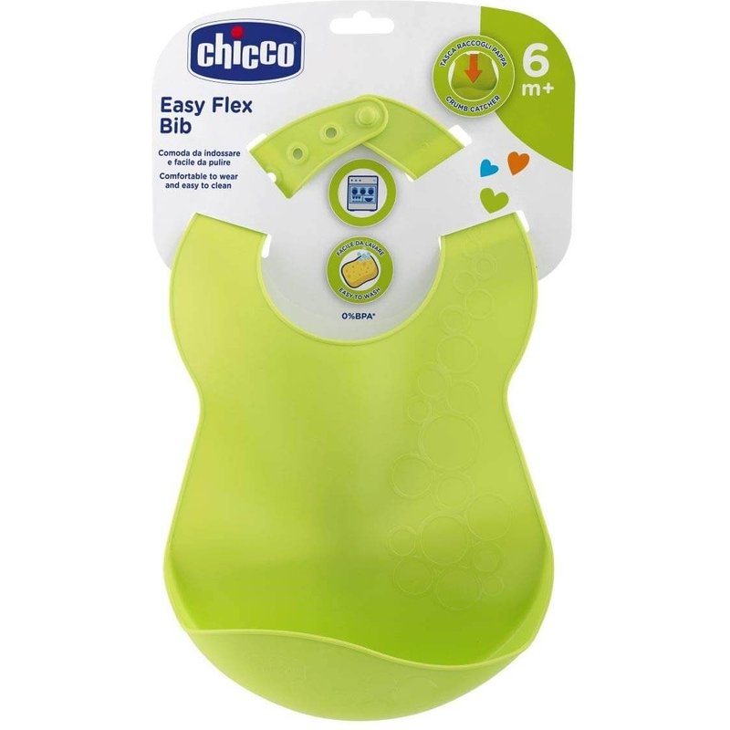 Bavoir Souple D'apprentissage Vert - Chicco