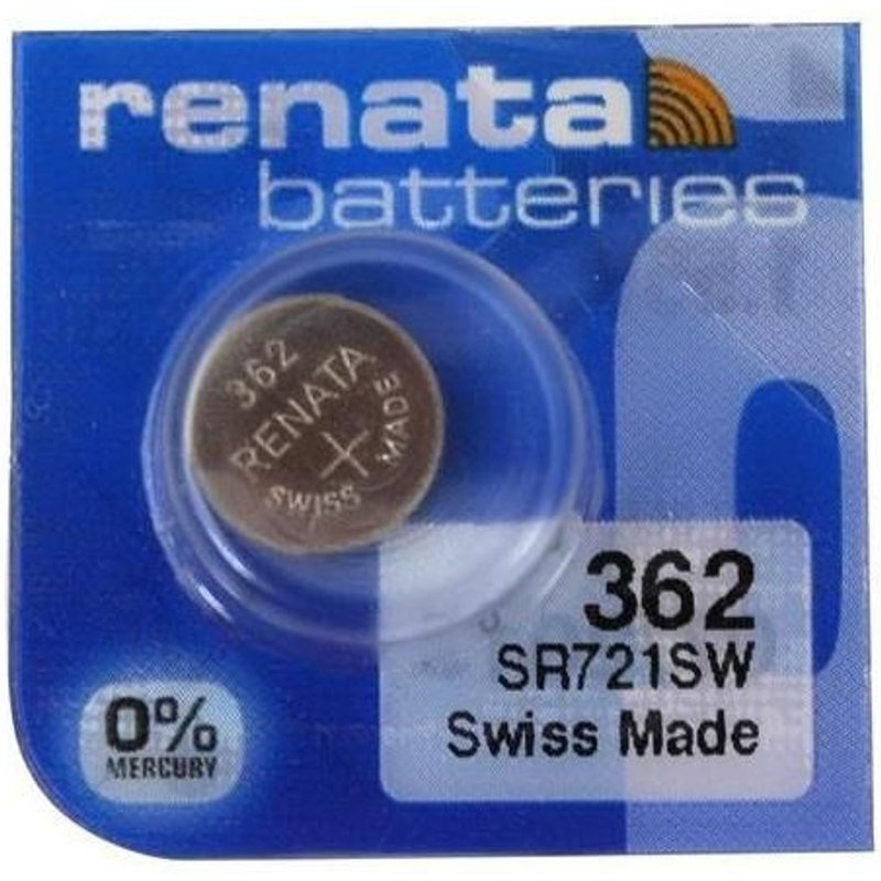 Pile SR721SW 362 oxyde argent SR58 1.55V 24mAh x1