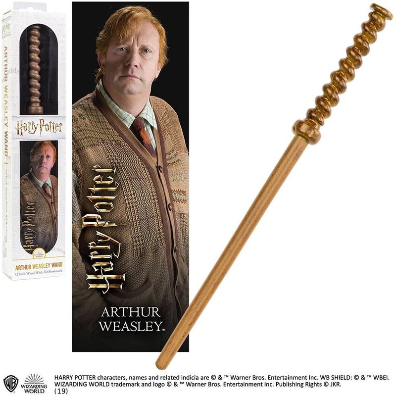Harry Potter Réplique Baguette Pvc Arthur Weasley 30 Cm
