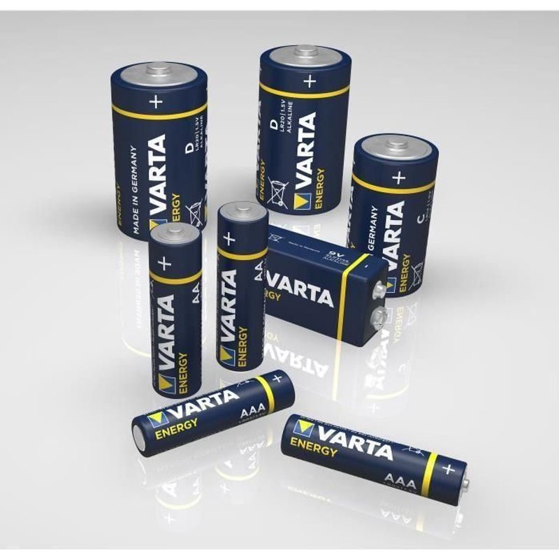 VARTA Pack family de 30 piles alcalines Energy AAA -LR03- 1.5V