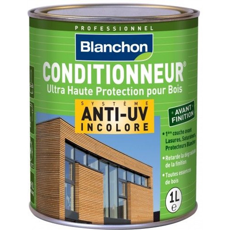 Conditionneur haute protection Anti-UV - avant finition - incolore - 1 L BLANCHON