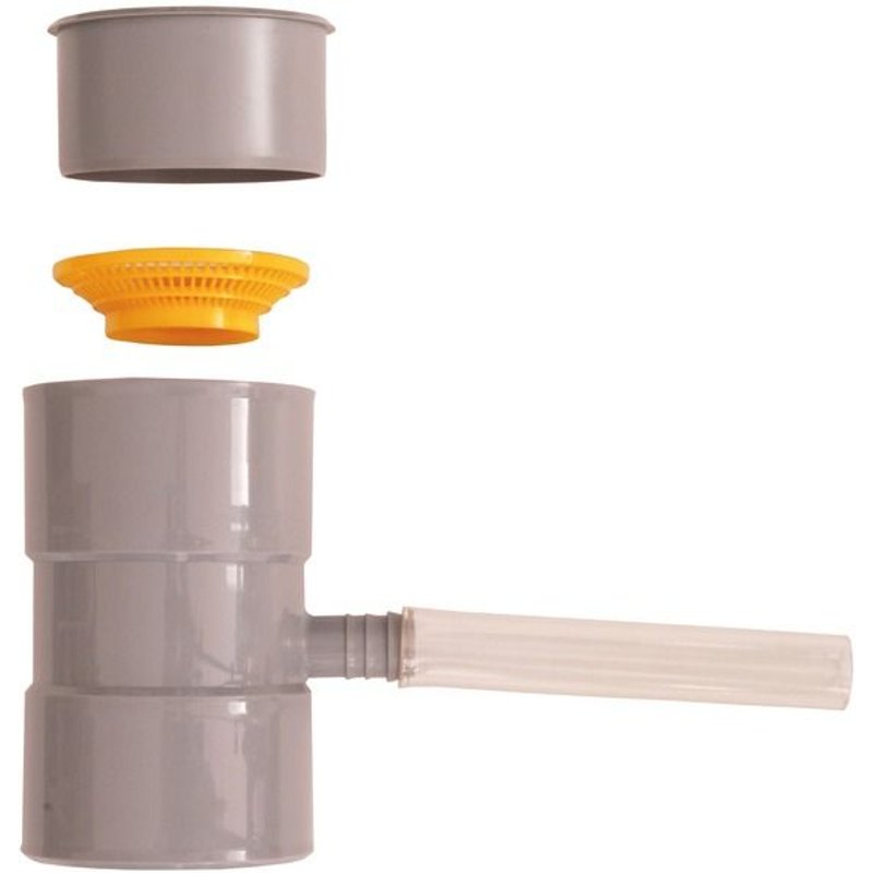 Collecteur de gouttière gris