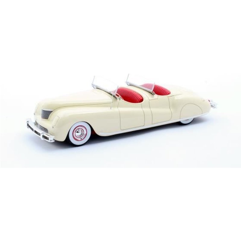 Chrysler Newport Dual Cowl Pheaton Lebaron Cabriolet Crème 1941 1/43 Matrix-Matrix