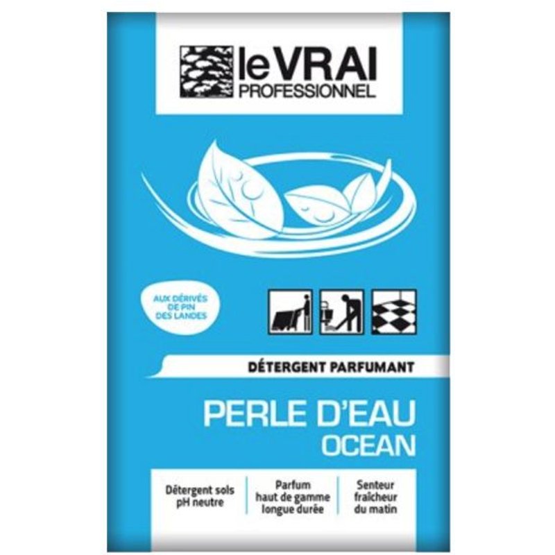 Détergent sols Le Vrai Professionnel Perle d'eau - 125 doses de 16 mL