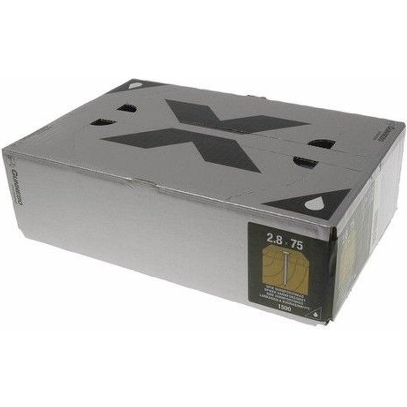 Pointe cannelĂ© - tĂȘte plate - acier galvanisĂ© Ă chaud - 125x4,3 mm - 5 kg SIMPSON Strong-Tie