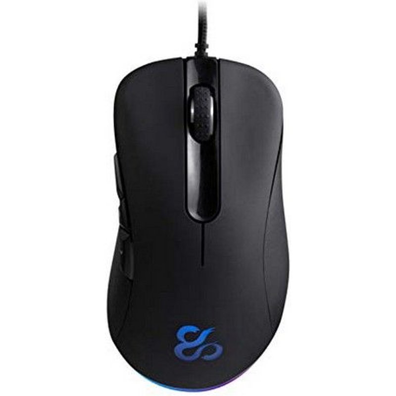 Souris Gaming avec LED Newskill Atreo RGB 6200 dpi Noir