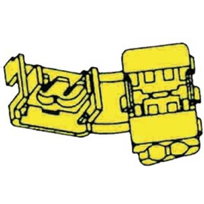 Raccord instantane jaune