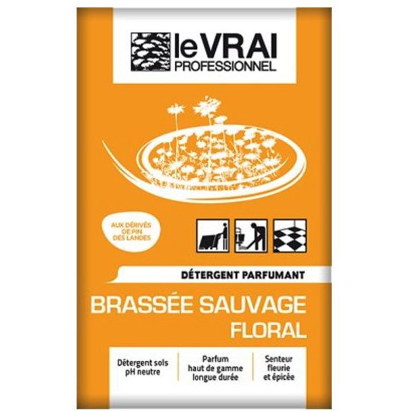 Détergent sols le vrai professionnel Brassée Sauvage - 125 doses de 16 mL