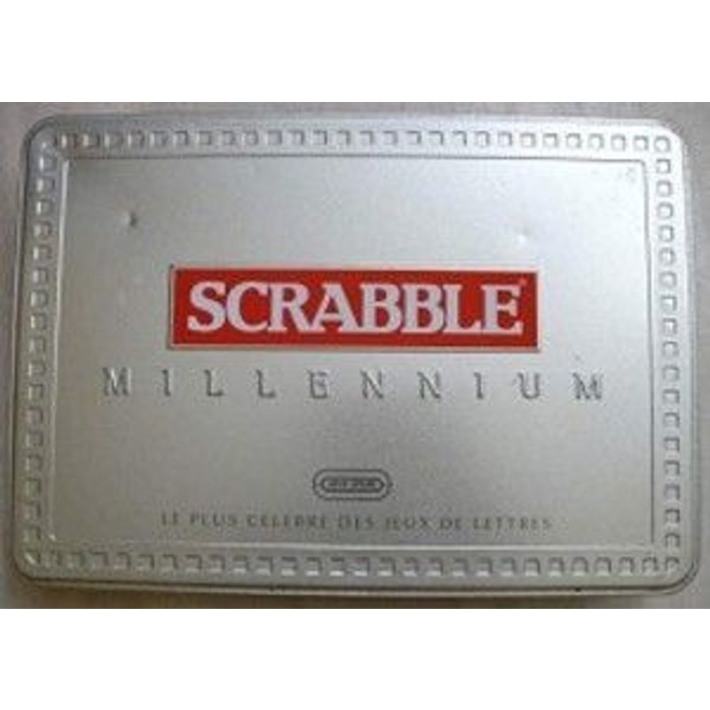Scrabble Millenium - Boîte Métal Jeux Spear