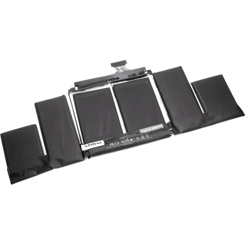 vhbw batterie compatible avec Apple Macbook Pro i7 2.3 15" Retina, i7 2.4 15" Retina 2013, i7 2.6 15" Retina laptop (8460mAh, 10.95V, Li-Polymère)