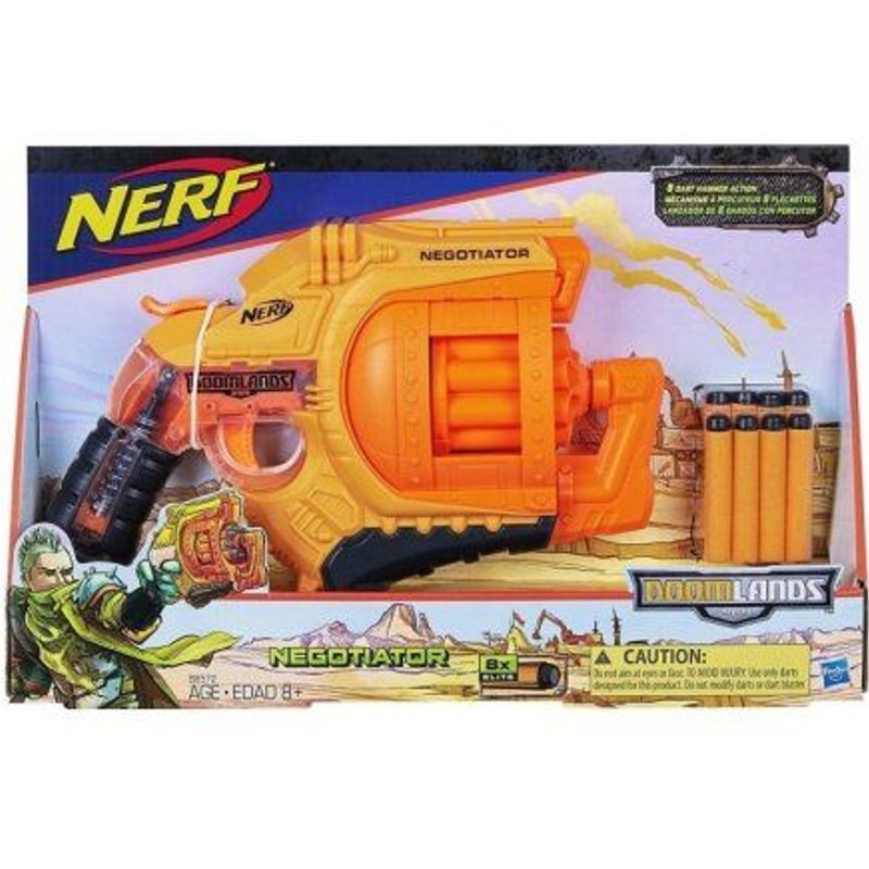 Jeu Plein Air Pistolet Orange Doomlands Negotiator : Nerf - Jouet Enfant