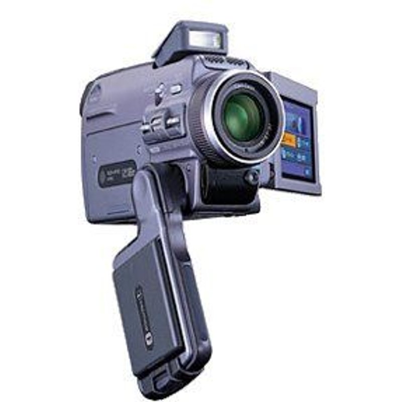 Sony Handycam DCR-IP55E - Caméscope - 1.0 MP - 10x zoom optique - Carl Zeiss - bande Micro MV - gris, noir