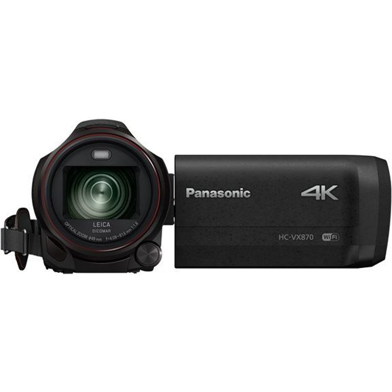 Panasonic HC-VX870 - Caméscope - 4K - 18.91 MP - 20x zoom optique - Leica - carte Flash - Wi-Fi, NFC - noir
