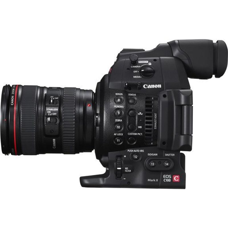 Canon EOS C100 Mark II - Caméscope - APS-C - 1080p - 9.84 MP - corps uniquement - carte Flash - Wi-Fi