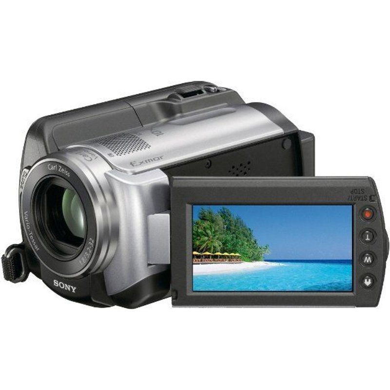 Sony Handycam HDR-XR106E - Caméscope - 1080i - 2.36 MP - 10x zoom optique - Carl Zeiss - HDD 80 Go - carte Flash