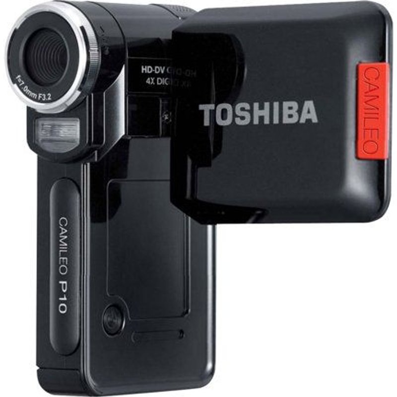 Toshiba CAMILEO P10 - Caméscope - 1080p - 5.0 MP - flash 128 Mo - carte Flash - Brillant minuit