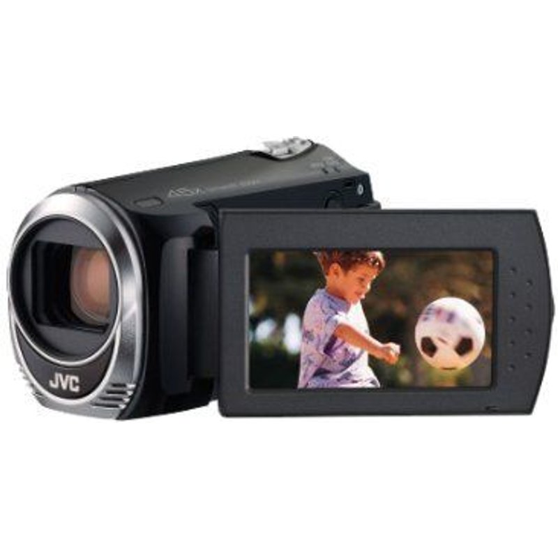 JVC Everio GZ-MS110 - Caméscope - mode écran large - 800 KP - 39x zoom optique - Konica Minolta - carte Flash - noir