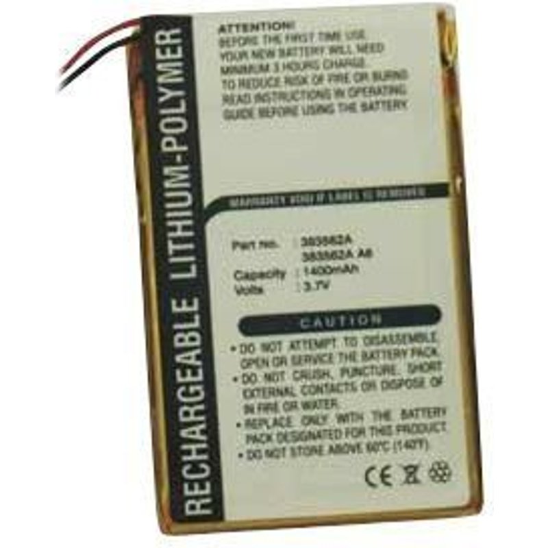 EF PDAY28 - Batterie pour ordinateur de poche - lithium-polymère - 1400 mAh - pour Palm Tungsten E