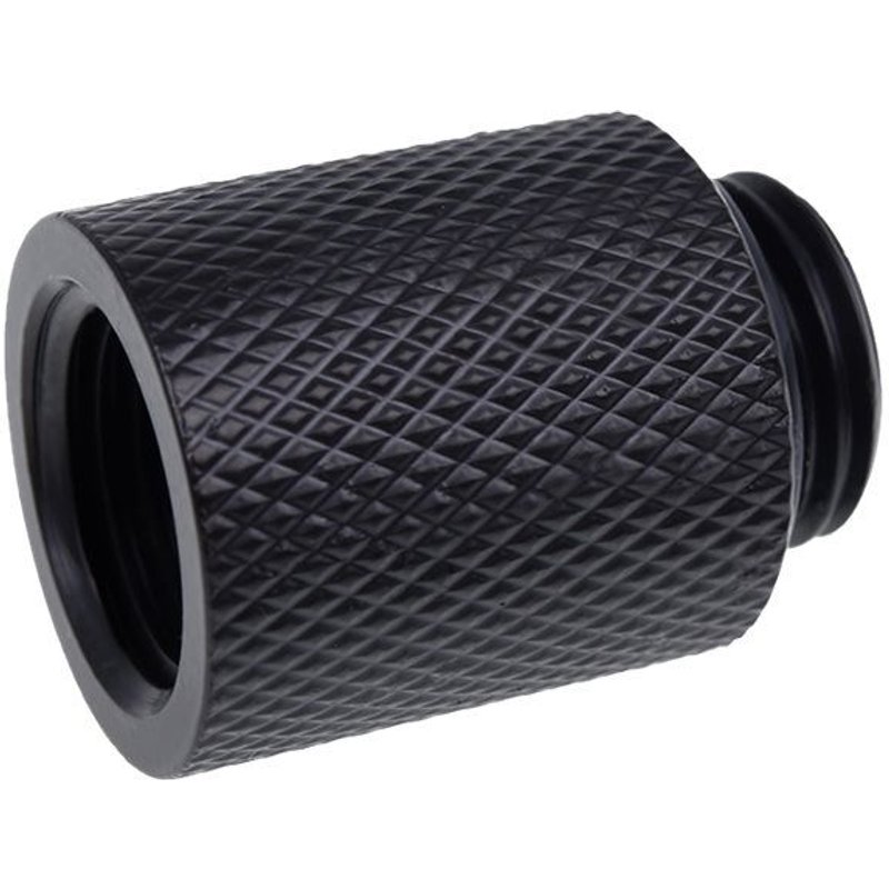 Alphacool Eiszapfen Connector Series Extension - Raccord pour système de refroidissement par liquide - noir profond