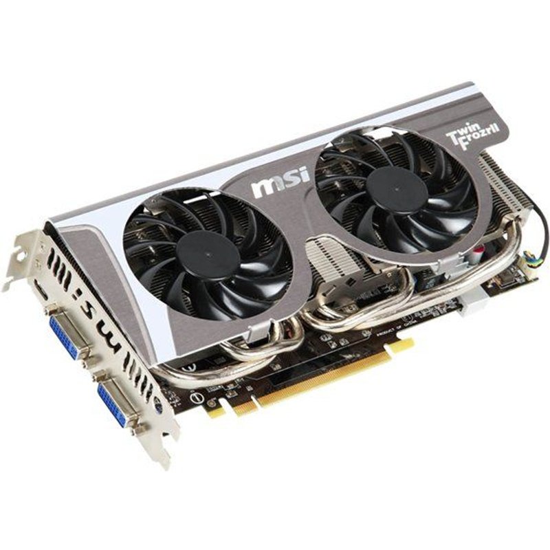 MSI N560GTX-Ti Twin Frozr II 2GD5/OC - Carte graphique - GF GTX 560 Ti - 2 Go GDDR5 - PCIe 2.0 x16 - 2 x DVI, Mini-HDMI