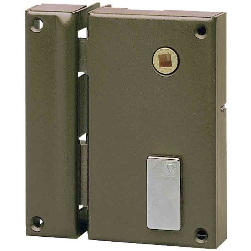 Serrure à clé bénarde verticale pêne dormant série Standing - Gauche