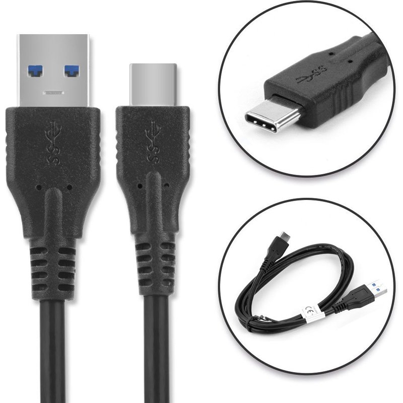 Câble Data pour SHIFT 6m / 5me - 1m, 3A Câble USB, noir