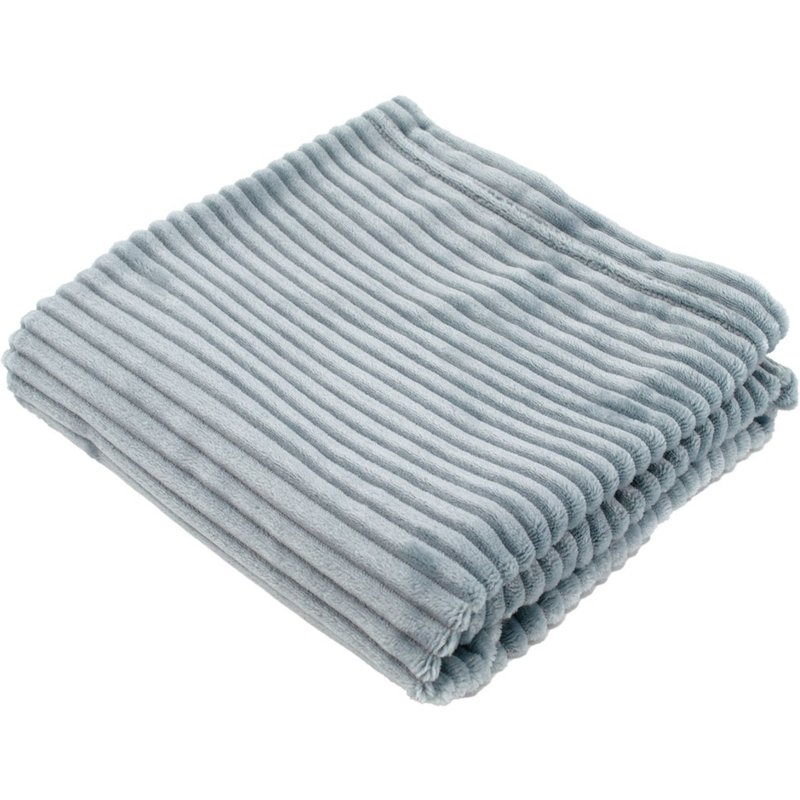 Couverture Boudoir 75x100 Cm Gris Bleu - Domiva