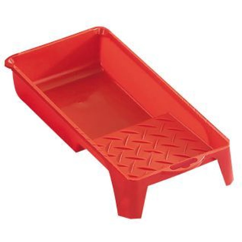 Bac plastique rouge plat PM rouge l'outil parfait