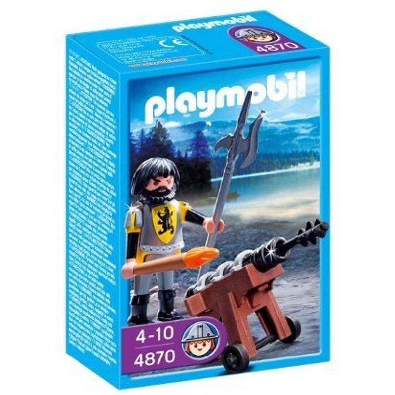 Playmobil Knights 4870 - Canonnier Des Chevaliers Du Lion