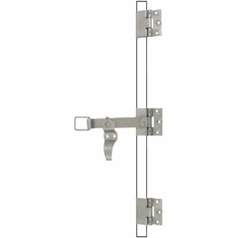 Sachet d'accessoires pour espagnolette plate inox 316 brossé - 4 coulisseaux TORBEL