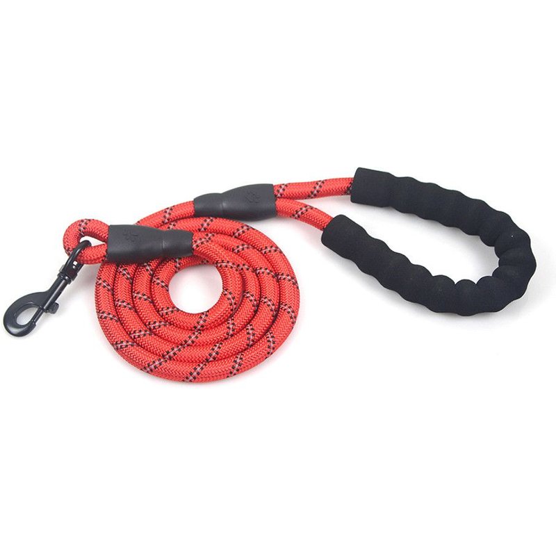 Leash Chien Avec Poignée Rembourrée En Nylon Réfléchissant Corde Laisses Pour Chiens De Grande Taille Pet Collar 2521