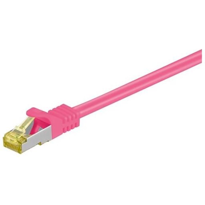 CAT 7-0150 S/FTP PIMF RJ45 MAGENTA 1.5m
