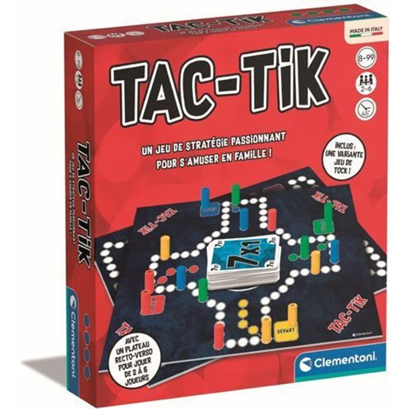Jeu De Stratégie Clementoni Tac Tik