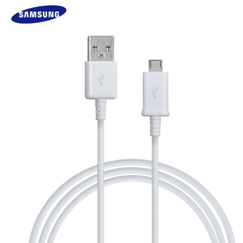 Câble 1,5M USB-Micro USB Origine Samsung Blanc pour Galaxy A7 A700