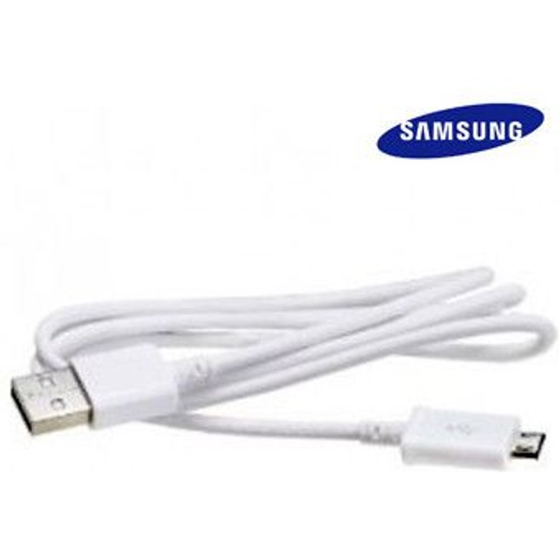 Câble Samsung Data Micro-USB blanc 80 cm d'origine pour Galaxy J5