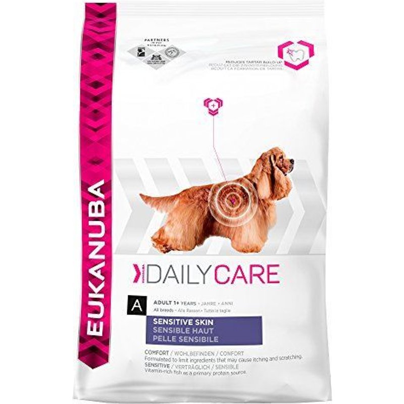 Eukanuba - Daily Care - Nourriture Pour Chien - Peau Sensible - 12kg