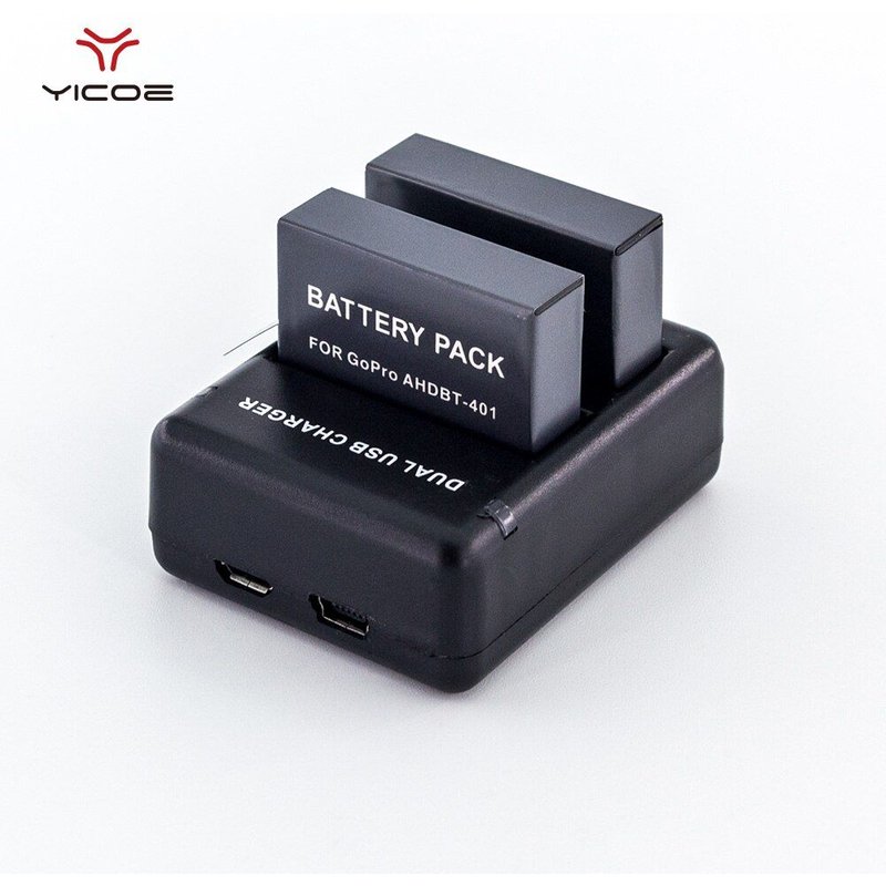 1160mAh batterie Kit Pack boîte Double chargeur pour GoPro Go Pro Hero 4/3 + Bateria 4K Sport Action caméra accessoires Batteries