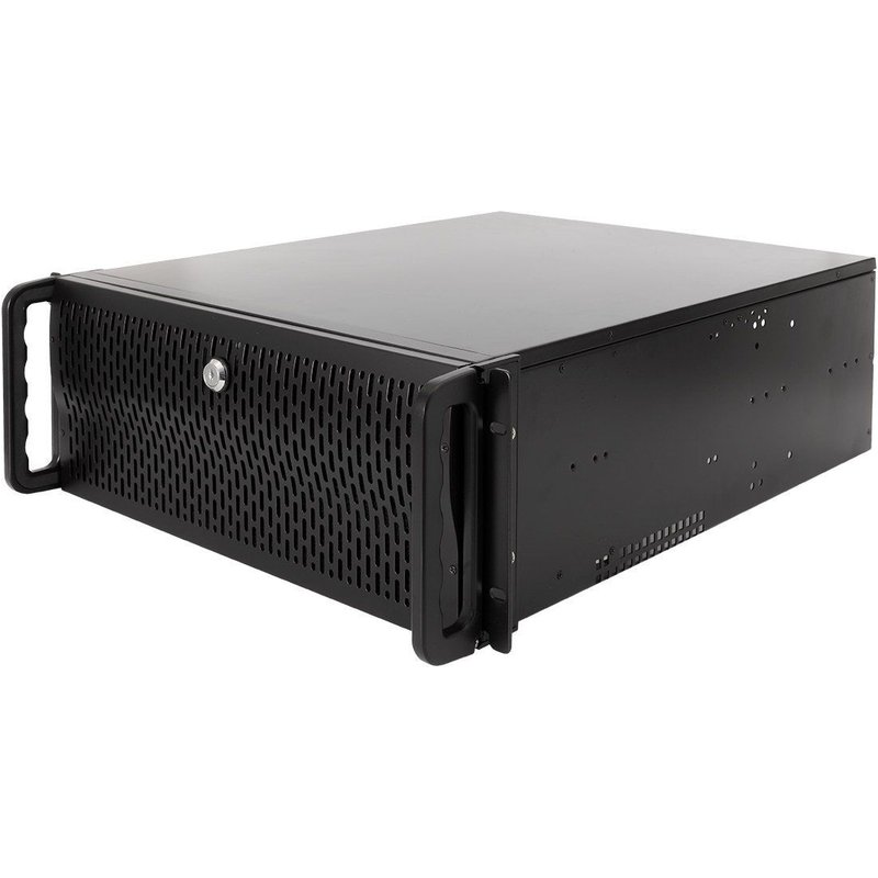 Unykach uk-4129 étagère Noire Boitier d'ordinateur (étagère, SGCC, SECC, ATX, Micro-ATX, 4U, Noir, roHS, cE)