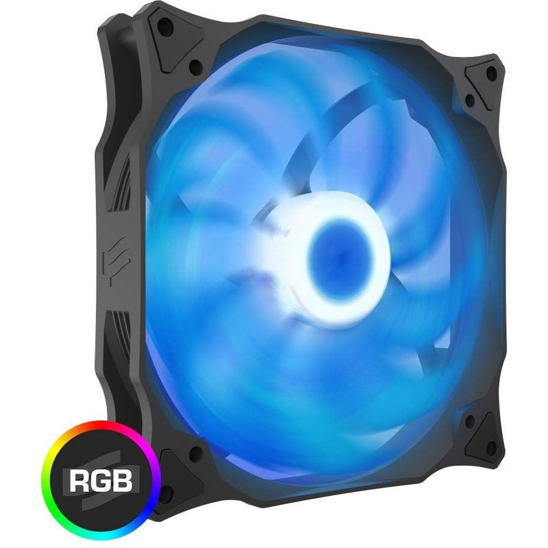 SilentiumPC Stella HP PWM Ventilateur de Boîtier (140 mm, RGB)