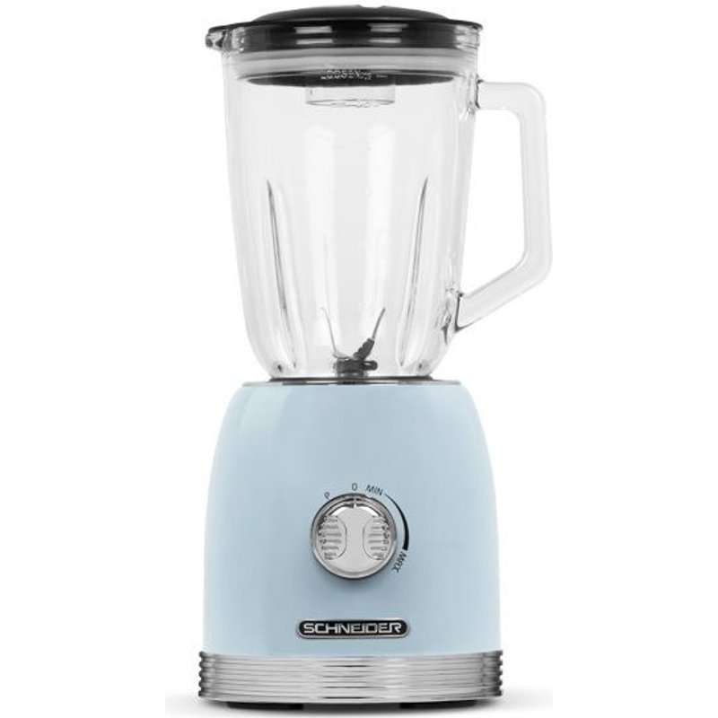 Schneider Feeling's Vintage SCBL15BL - Bol mixeur blender - 1.5 litres - 800 Watt - bleu