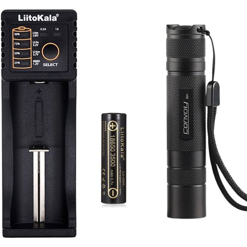 black package 3 SST20 2700K Convoy ltPlus-Lampe de poche LED portable avec Sh192.SST20, 12 groupes, modes de commutation, extérieur, camping, randonnée, torches, lanterne ""Nipseyteko