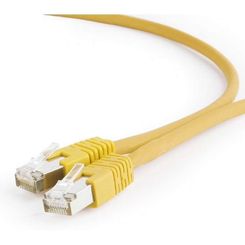 câble de réseau Jaune Cat6 S/FTP (S-STP) Gembird PP6A-LSZHCU-Y-2M