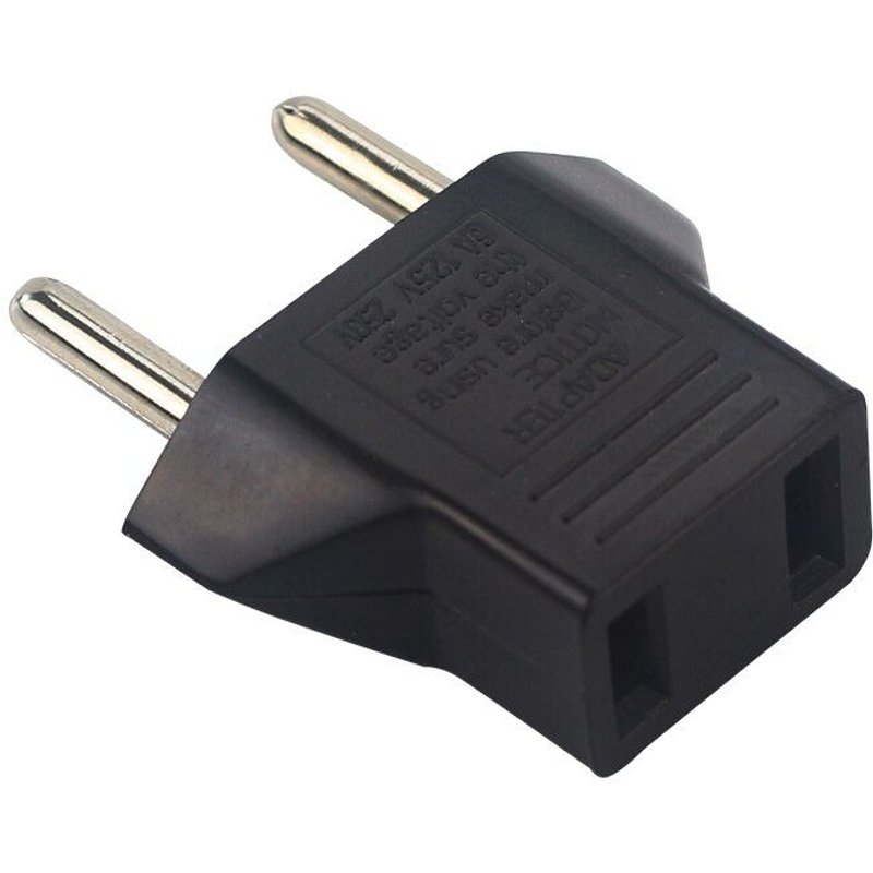 XIAOMII Convertisseur de prise US-EU Portable USA vers adaptateur de prise de Type Euro pour le ménage de voyage norme US vers prise d'alimentation européenne