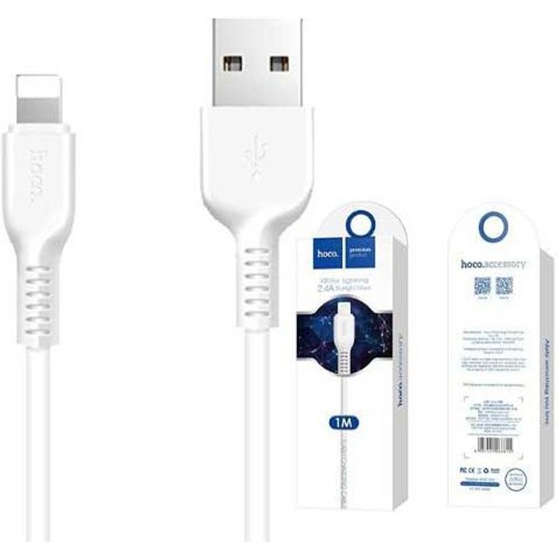 Câble Hoco X20 Lightning Blanc 1M
