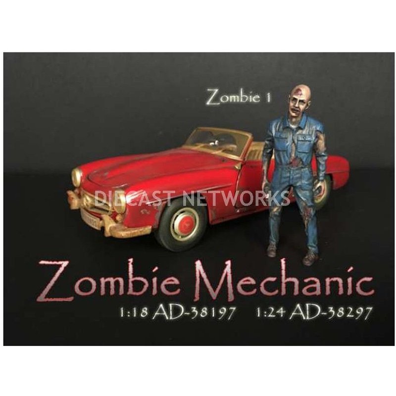 American Diorama 1/18 - 38197 - Figurines Zombie Mechanic 1-American Diorama