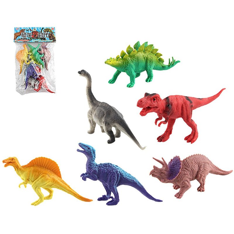 6pcs Nouveauté Animaux De Dinosaures Simulé Modèle Du Monde Figure Réaliste Enfants Toy Dinosaur - Animal Toy 291
