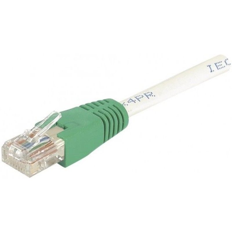 Cordon RJ45 CAT. 6 U/UTP croisé 0,5m Gris