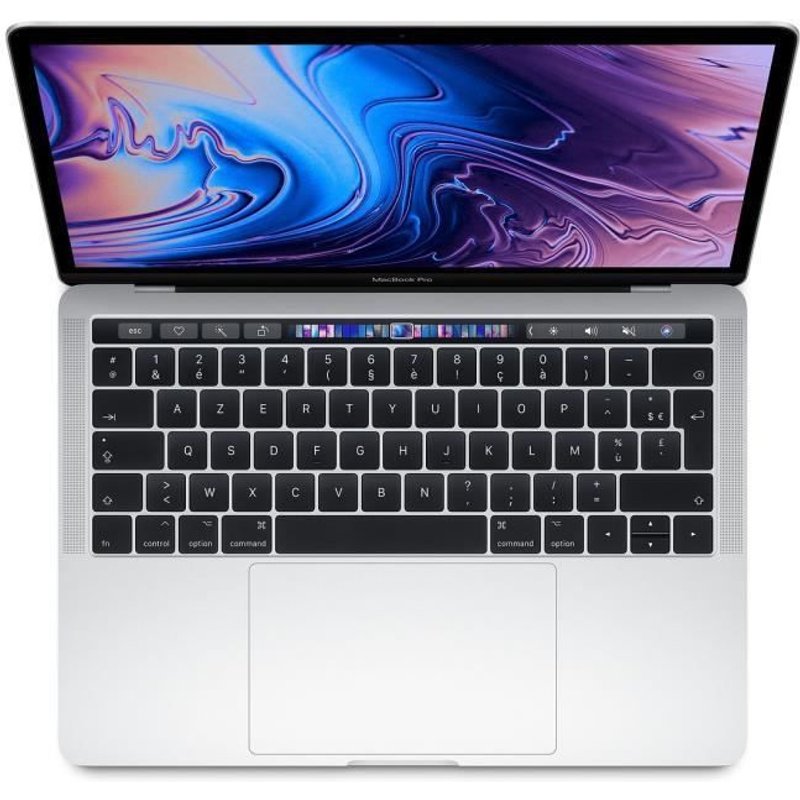 APPLE MacBook Pro Touch Bar 13" 2017 i5 - 3,1 Ghz - 8 Go RAM - 256 Go SSD - Argent - Reconditionné - Excellent état