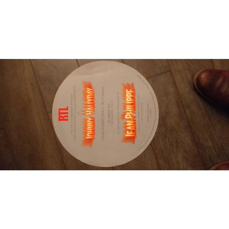 Invitation Avant Premiere Film Jean Philippe Avec Johnny Hallyday