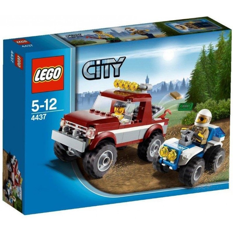 LEGO City - La course poursuite en forĂȘt - 4437